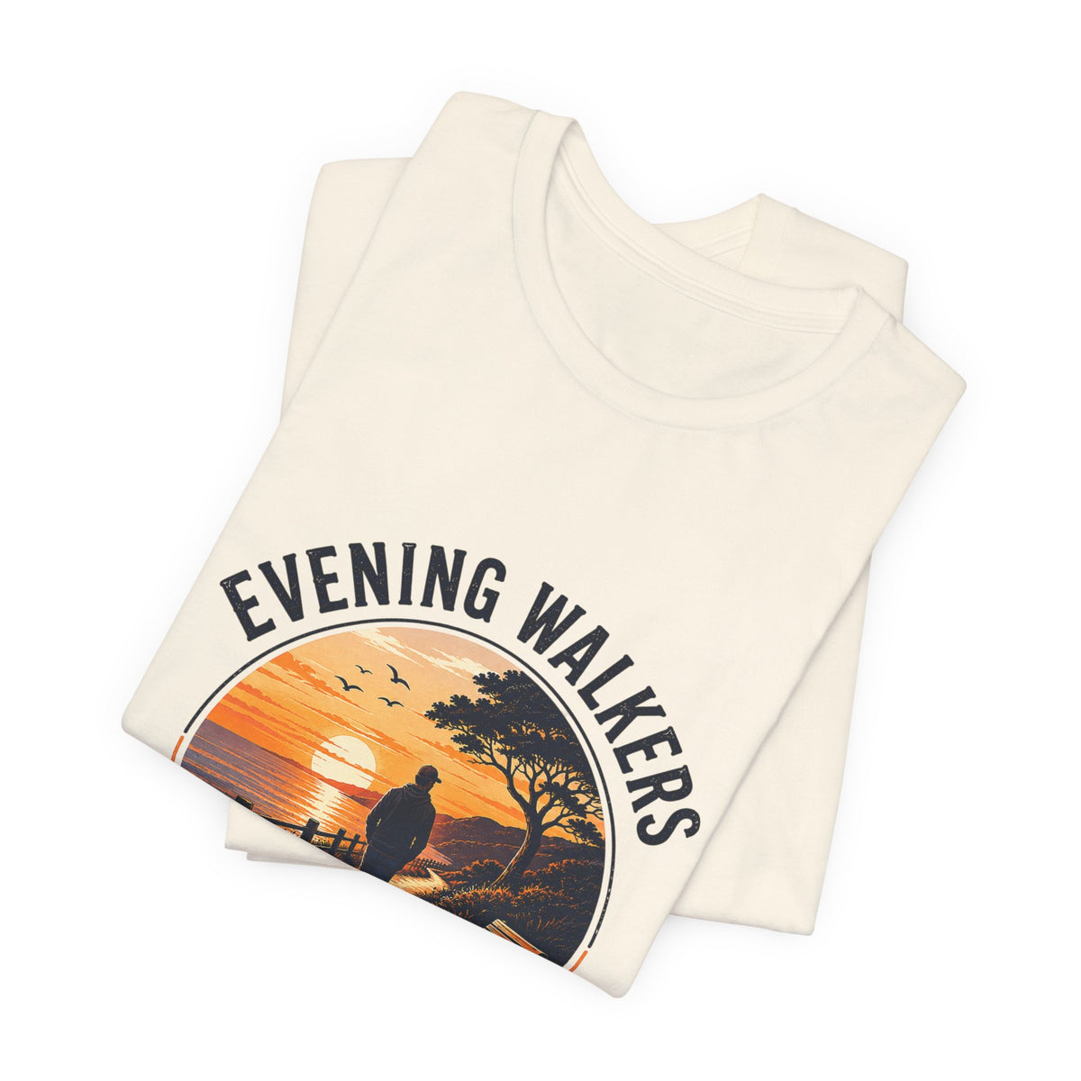 Evening Walkers Sunset Walk T-Shirt — Sunset Silhouette Tee