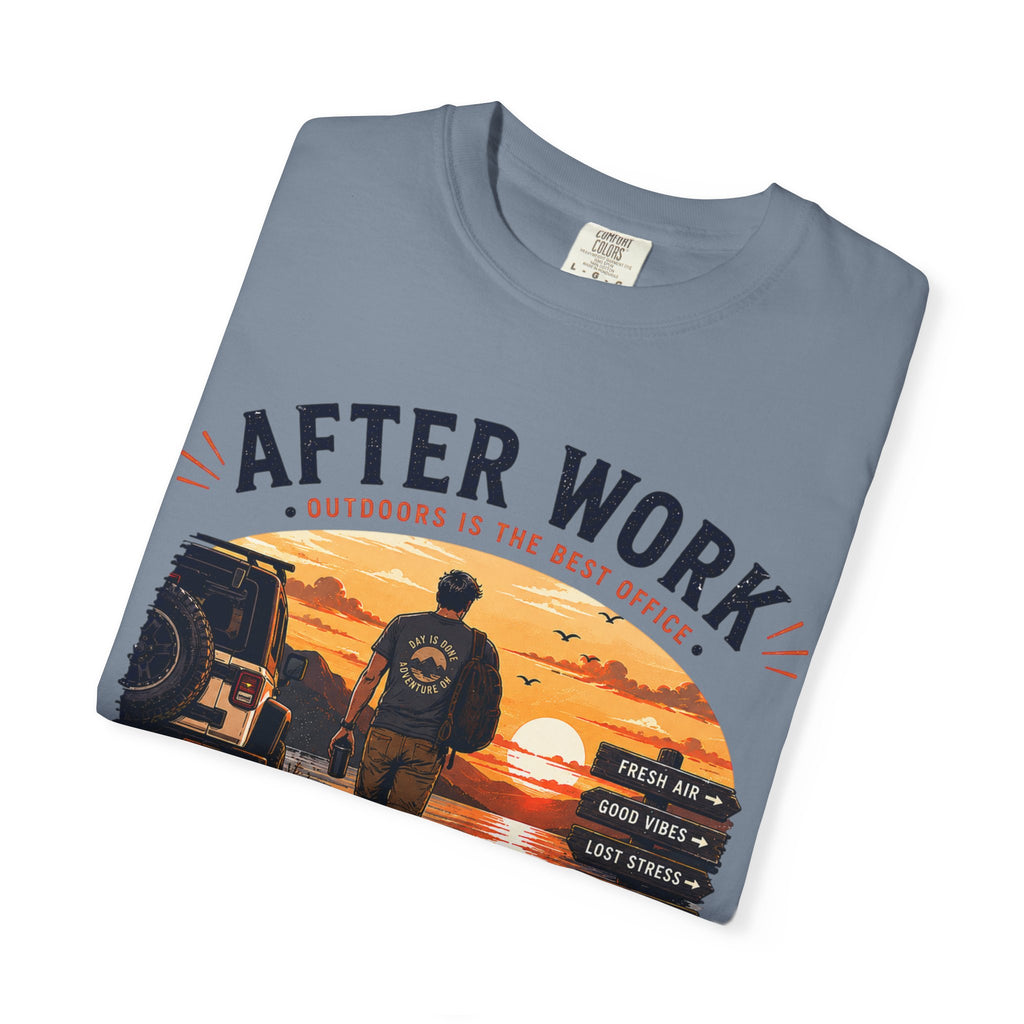 After Work Clock Out Watch Sunset T-Shirt