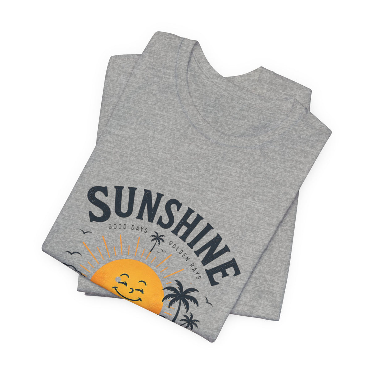 Sunshine Sunset Graphic Tee — 'Sunshine The Evening' Beach T-Shirt