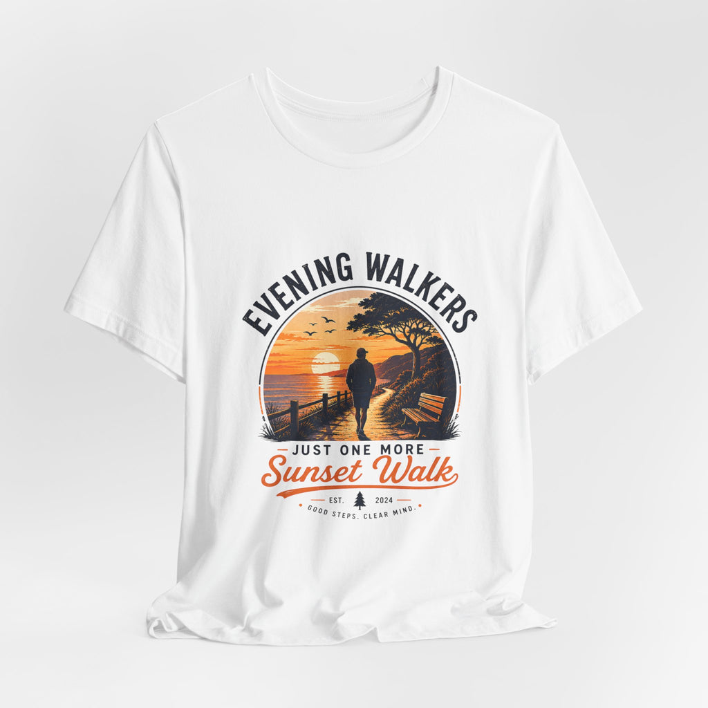 Evening Walkers Sunset Walk T-Shirt — Sunset Silhouette Tee