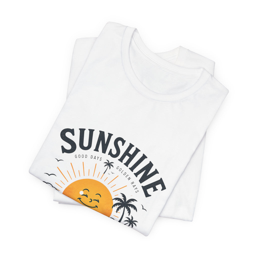 Sunshine Sunset Graphic Tee — 'Sunshine The Evening' Beach T-Shirt