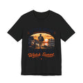 After Work Clock Out Watch Sunset T-Shirt — Sunset Fishing Vibes Tee