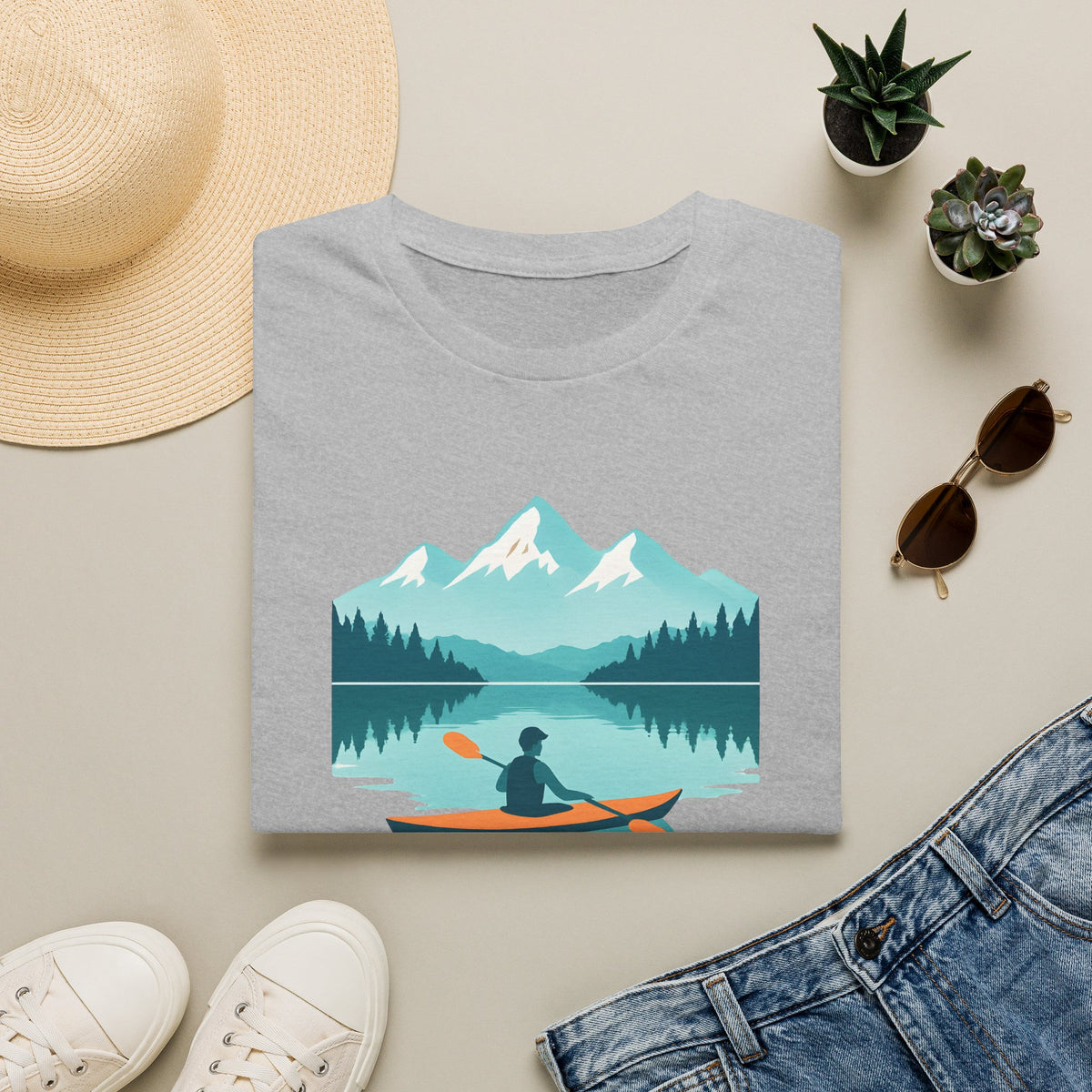 Kayak on Alpine Lake T-Shirt