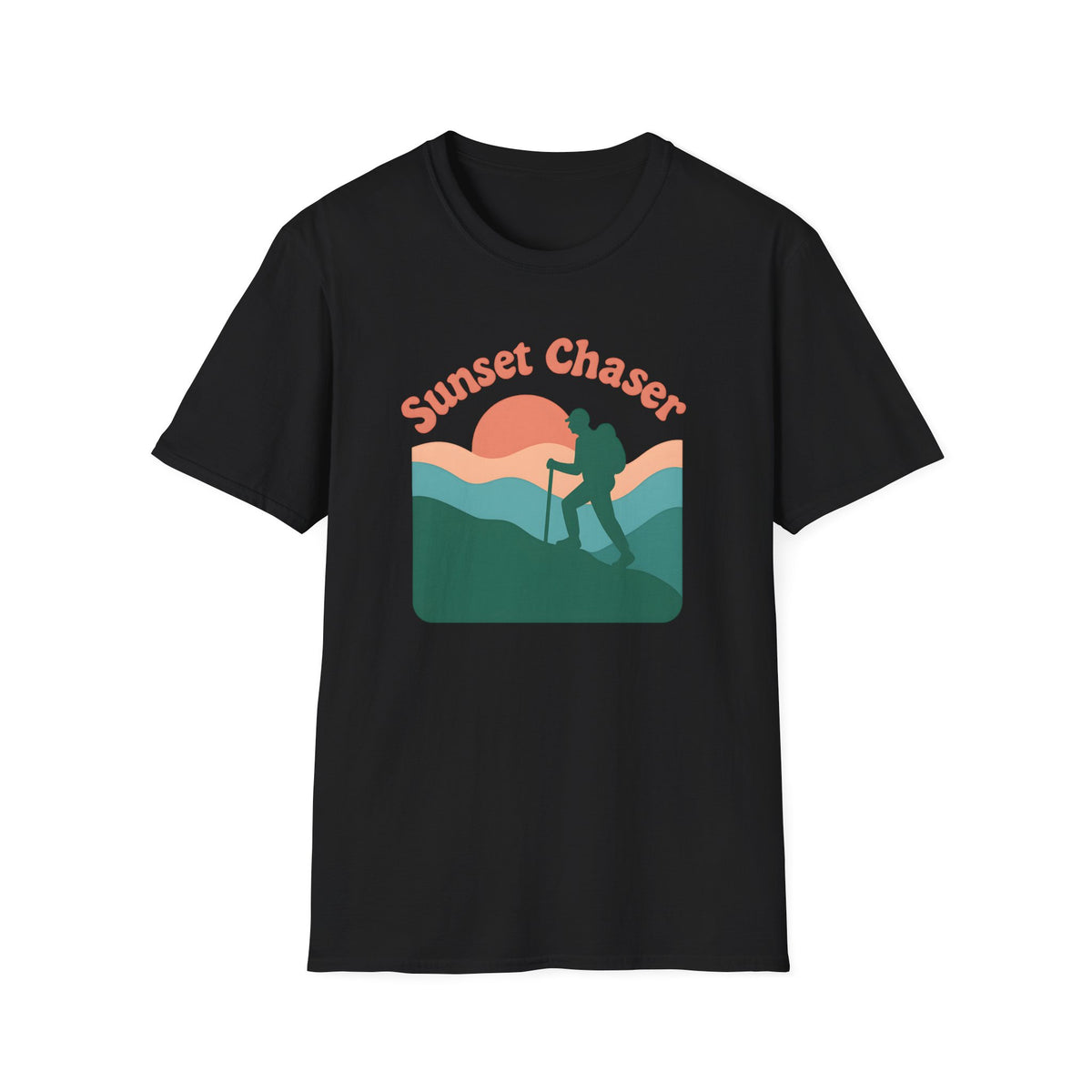 Hiker on Sunset Trail T-Shirt